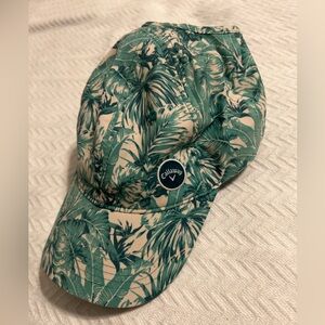 Callaway by Ponyflo Women's Hightail Adjustable Golf Hat tropical print
